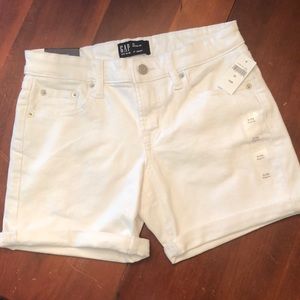 NWT Gap White Denim Shorts